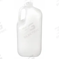 APPROVED VENDOR Jug: 3.79 L, 1 gal, HDPE, 137 mm x 135 mm x 295 mm, Screw On Cap, White, Top Handle (MPN 222333). Key specifications — Product Type: Jug; Body Color: White; Brand: APPROVED VENDOR; Shape: Square; Dispenser Type: No Dispensing Mechanism; Basic Material: Plastic; Closure Type: Screw On Cap; Features: Chemical Resistant.