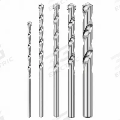 BOSCH Fast Spiral Rotary Masonry Drill Bit: 1 in Drill Bit Size - Round-Shank Masonry Drill Bits