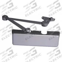 LCN Door Closer: Parallel Mounting Type, Grade 1 - Heavy Duty, Aluminum, 12 1/4 in Lg, 2 1/4 in Wd (MPN 4040XP-CUSH AL SRI). Key specifications — Manufacturer Part Number: 4040XP-CUSH AL SRI; Brand: LCN; Closer Series: 4040XP; Closer Type: Non-Hold Open; Location Use: Interior/Exterior; Spring Type: Adjustable; Product Type: Door Closer; Spring Size: 6.