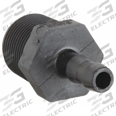 BANJO Barbed Hose Fitting: For 3/8 in Hose I.D., Hose Barb x NPT, 3/4 in x 3/8 in Fitting Size - Polypropylene Multipurpose (Air, Water, Chemical) Rigid Barbed Hose Fittings