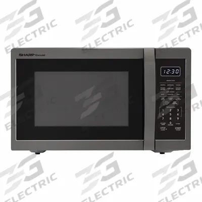 SHARP Microwave Oven: 1.4 cu ft Oven Capacity, 1,100 W Cooking Watt, 11 Power Levels - Commercial Countertop Microwaves