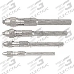STARRETT Pin Vise: Pin Vise, 4.8 mm Max Size - mm, 0 in Min Size - Inch, Knurled Grip, Round (MPN S162Z). Key specifications — attr1181472: Knurled; attr1181473: Round; attr1181474: 3.65 in; attr1181475: No; attr1181485: STARRETT.