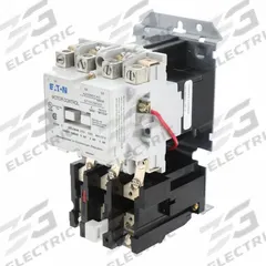 EATON NEMA Combination Starter: 3 Poles, NEMA Size 0, 120V AC, Thermal Protection (MPN A200M0CAC). Key specifications — Maximum Voltage Rating: 600V AC; Brand: EATON; Phase: Three; Coil Voltage: 110/120V AC; Control Transformer: No; Series: A200; Includes Auxiliary Contacts: No; Operator Function: Start/Stop/Remote.
