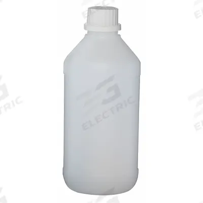 DYNALON Tamper Evident Bottle: HDPE, 16.9 fl oz, 500 mL, Colorless - Tamper Evident Round Plastic Lab Bottles