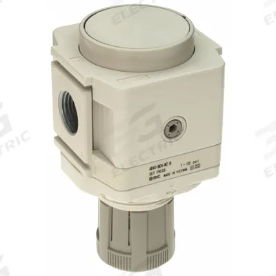 SMC Regulator: Die-Cast Aluminum, 1/2 in NPT, 7.251887 psi to 123.2821 psi - SMC FRL Air Regulators