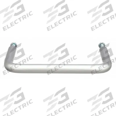MONROE PMP Pull Handle: Threaded Holes, Aluminum, Silver, #10-32 Screw Size, 0.5 in - Standard Pull Handles