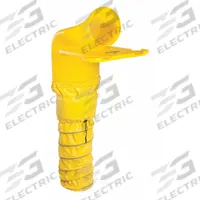 ALLEGRO Duct Carrier: 5 5/8 ft Lg, 12 in Outlet Dia, Yellow, Vinyl Polyester (MPN 9510-60). Key specifications — attr660960: Vinyl Polyester; attr660963: ASTM 227; attr660954: Yellow; attr660953: Manhole Ventilation Passthru; attr660955: 12 in Plastic or Metal Blowers and Ducting; attr660957: Storage bag; attr798264: No; attr565188: ALLEGRO.