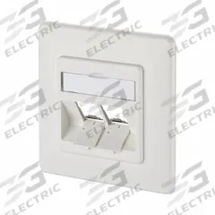 METZ CONNECT Wall Outlet: UP, GD-Zn (Zinc Die-Cast), Individual Keystone Modules, 45° Mounting Angle (MPN 130B20D21002KE). Key specifications — Housing Material: GD-Zn (Zinc Die-Cast); Includes Connector: Unequipped; Mounting Type: UP; Product Type: Wall Outlet; Connector Color: White; Connection Type: Individual Keystone Modules.