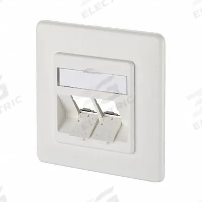 METZ CONNECT Wall Outlet: UP, GD-Zn (Zinc Die-Cast), Individual Keystone Modules - Voice & Data Housings, Panels & Connector Components