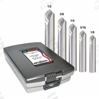 APPROVED VENDOR Spotting Drill Bit Set: 5 Pc, 1/8 in to 1/2 in, 90°, Carbide (MPN 402-888801). Key specifications — attr1301272: APPROVED VENDOR.