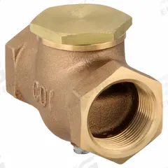 CONTROL DEVICES Check Valve: Air, Brass, 1 1/4 in NPT, 1 1/4 in (F)NPT, 250 psi Max. Pressure (MPN CB12). Key specifications — attr291949: 1-1/4 in NPT; attr291950: 1-1/4 in (F)NPT; attr291957: Brass; attr294749: CONTROL DEVICES.