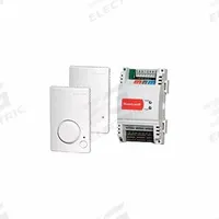 Temperature Sensor: Wall Mount, Conduit Box, Wireless Transmission (MPN TR21-WK/U). Key specifications — Temperature Signal Output: Wireless Transmission; Includes: WRECVR Receiver; For Use With Building Automation Systems: Building Automation System Compatible; Product Type: Temperature Sensor and Receiver Kit; Brand: HONEYWELL; Electrical Connection Type: Hardwired; Mounting Location: Wall Mount; Housing Type: Conduit Box.