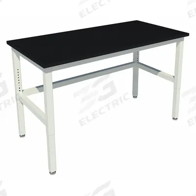 INSTOCK Patriot Work Bench: 30 in Overall Wd, 36 in Overall Ht, 5 ft Overall Lg - Adjustable-Height Laminate Surfaced Lab Tables