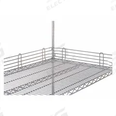 INSTOCK Wire Shelf Ledges: 48 in x 1 in x 4 in, Steel (MPN GRL48N-4S). Key specifications — Material: Steel; Color: Silver; Finish: Chrome; Brand: INSTOCK; Ledge Size: 60 in.