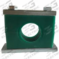 ZSI Vibration-Damping Pipe Clamp: Ribbed Bore, Steel Clamp, Polypropylene Cushion, For 6 Lines (MPN HM5035SGRG). Key specifications — Compatible Mfr Part Number: HM5035SGRG; Compatible Grainger Part Number: 814LJ8.