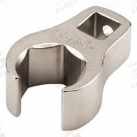 TEKTON Crowfoot Wrench: Steel, Satin Nickel, 3/8 in Drive Size, 17 mm Head Size, 6 Points (MPN WCF16217). Key specifications — attr309661: Steel; attr309662: Satin Nickel; attr324934: TEKTON.