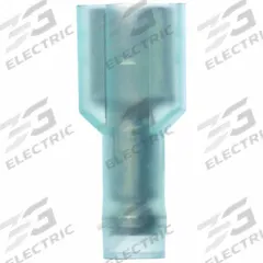 3M Wire Disconnect: Female Socket, Blue, Nylon, Full Coverage, 16 AWG – 14 AWG Wire Size (MPN MNGI14-250DFIK). Key specifications — Brand: 3M; Manufacturer Part Number: MNGI14-250DFIK.
