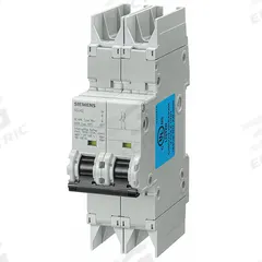 SIEMENS IEC Miniature Circuit Breaker: 16 A Amps, 125V DC, 10kA at 277/480V AC, Screw Clamp, 5SJ4 (MPN 5SJ42167HG42). Key specifications — DC Voltage Rating: 125V DC; Brand: SIEMENS; Max. AIR Rating: 10kA at 277/480V AC; Terminal Connection: Screw Clamp; AC Voltage Rating: 277/480V AC.