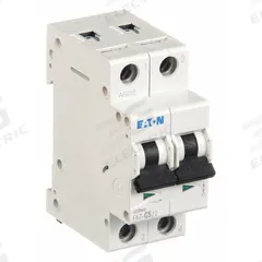 EATON IEC Supplementary Protector: 5 A Amps, 96V DC, 15kA at 415V AC, Lug, FAZ, 277/480V AC, C (MPN FAZ-C5/2). Key specifications — Terminal Connection: Lug; AC Voltage Rating: 277/480V AC; Curve Type: C; DC Voltage Rating: 96V DC; Max. AIR Rating: 15kA at 415V AC; Series: FAZ; Brand: EATON.