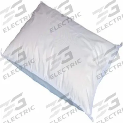 DMI Pillow Protector: Std, 27 in Overall Lg, 21 in Overall Wd, White - Pillow Encasements