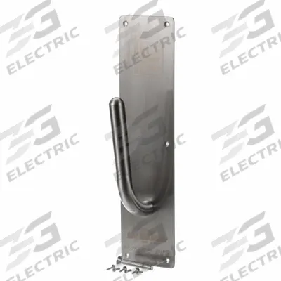 ENCORE Door Pull: 4 in Wd, 16 in Ht - Hands Free Door Pulls