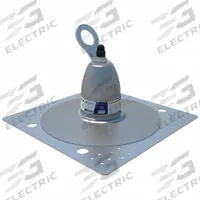 3M Roof Top Anchor: 310 lb Capacity, For Concrete/Wood, Flat/Inclined Roofs, Swivel D-Ring, Steel (MPN 2100142). Key specifications — Mounting Type: Tie-Off; Sub-brand: DBI-SALA(R); For Roof Orientation: Inclined; For Surface Material: Wood; Anchor Base Attachment Style: Toggle Bolt; Brand: 3M.