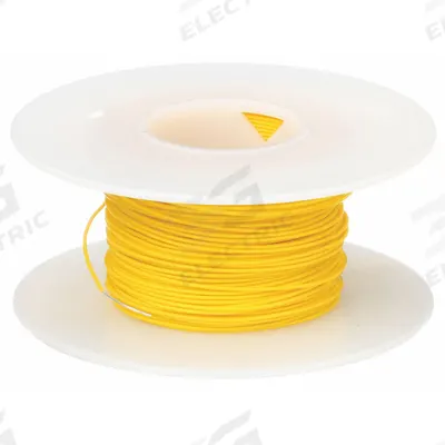 OK INDUSTRIES Spooled Wrapping Wire: 100 ft Overall Lg, 26 AWG Conductor Size - Spooled Wrapping Wires