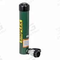 SIMPLEX Cylinder: Single Acting, 10 ton Nominal Capacity, 8 in Nominal Stroke Lg, Steel (MPN R108). Key specifications — attr98927: SIMPLEX.