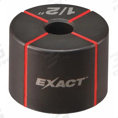 MILWAUKEE Knockout Die: 10 ga Sheet Metal Capacity (Steel), 1/2 in Nominal Size, Round - Milwaukee Knockout Punches & Dies