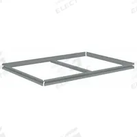 TENNSCO Shelf: 42 in x 24 in, 900 lb Load Capacity, Gray, Shelf (MPN ZBES-4224). Key specifications — Includes: (4) Beams; Shelf Configuration: Single Straight; Color: Gray; Frame Material: Steel; Brand: TENNSCO; Frame Finish: Zinc Plated; Product Type: Shelf.