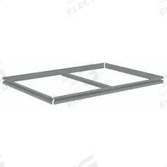 TENNSCO Shelf: 42 in x 24 in, 900 lb Load Capacity, Gray, Shelf (MPN ZBES-4224). Key specifications — Includes: (4) Beams; Shelf Configuration: Single Straight; Color: Gray; Frame Material: Steel; Brand: TENNSCO; Frame Finish: Zinc Plated; Product Type: Shelf.
