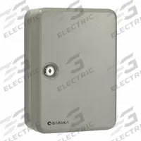Key Cabinet: 48 Key Capacity, Single Key Lock, Steel, Gray, 10 in Ht, 7 in Wd, 3 in Dp, Wall Mount (MPN AX11692). Key specifications — Brand: BARSKA; Finish: Matte; Includes Key Tags: Includes Key Tags; Includes Mounting Hardware: Mounting Hardware Included; Color: Gray; Mounting Location: Wall; Material: Steel.
