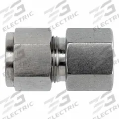 BRENNAN INDUSTRIES Compression Fitting Straight: 3/4 in OD x 1/2 in Pipe Fitting Size (MPN NS2405-12-08-SS). Key specifications — Series: NS2405; Brand: BRENNAN INDUSTRIES.