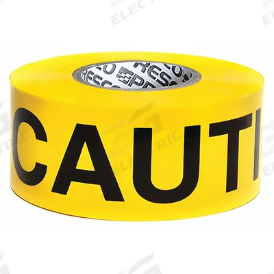 APPROVED VENDOR Barricade Tape: 1,000 ft Lg, 3 in Wd, Caution Legend, Polyethylene - General Caution Messaging Barrier Tape