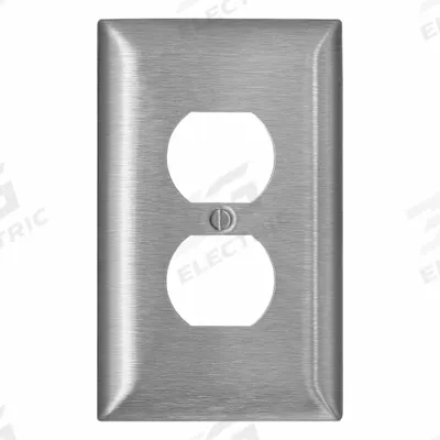 LEVITON Wall Plate: Duplex Outlet, 1 Gang - General Purpose Wall Plates