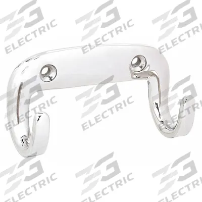 SUGATSUNE Hook: Screw, 44 lb Wt Capacity, 2 Points per Hook, Silver - Wall Mount Utility Hooks