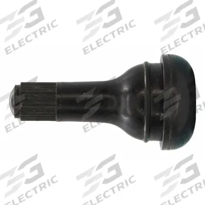 TRU-FLATE Snap-In Valve: Tire Valve, Snap-In, 180° Valve Stem Angle, Straight - Tire Valve Stems