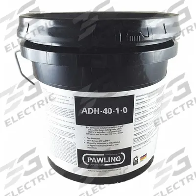 PAWLING Construction Adhesive: ADH-40, 1 gal, Pail, Opaque - Flooring & Tile Construction Adhesives
