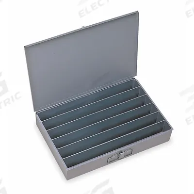 DURHAM MFG Compartment Drawer: 18 3/8 in x 12 1/2 in x 3 1/8 in, 3 1/16 in x 17 1/2 in x 1 7/8 in - Large Compartmented Boxes