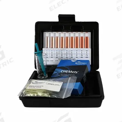 CHEMETRICS Water Quality Test Kit: Hydrogen Peroxide, 125 to 1,250 ppm, 125 ppm - Water Quality Test Kits