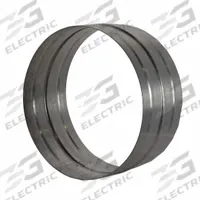 AMERIC Duct to Duct Connector: 5 3/8 in Lg, 12 in Outlet Dia, For Use With VAF3000B, Gray, Steel (MPN AM-CG12). Key specifications — Material: Steel; Color: Gray; Accessory Type: Coupler; For Use With: VAF3000B; Includes: Duct Coupler; Conductive Material Construction: Yes; Brand: AMERIC.