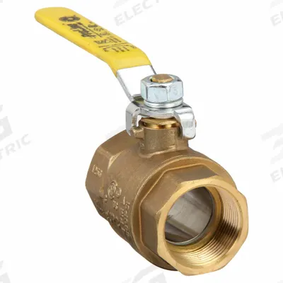 APPROVED VENDOR Manual Two-Way Ball Valve: 1 1/4 in, Brass, Straight, FIP x FIP - Brass Ball Valves