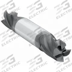 APPROVED VENDOR Square End Mill: Carbide, AlTiN Coated, Double End, 4 Flute, 1/2" Mill Dia, 5/8" LOC (MPN 236-001124)