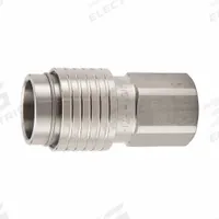 PARKER Body Assembly Coupling: 3/8 in, Female UNF, 9/16"-18 Thread Size, Stainless Steel (MPN NSS-371-6FO). Key specifications — Connection Type: Female Thread; Body Material: Stainless Steel; Brand: PARKER; Temperature Range: -70° to 250°F; Thread Size: 9/16"-18.
