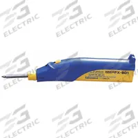 HAKKO Cordless Soldering Iron: 6 W, 600°F, Conical Tip, 0.0625 in Tip Wd, Soldering Iron (MPN FX-901/P). Key specifications — attr193785: FX-901/P; attr193956: Fixed; attr193948: HAKKO; attr306400: (4) AA – Not Included.