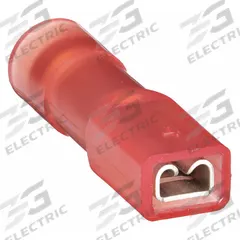 GRAINGER Wire Disconnect: Female Socket, Red, Nylon, Full Coverage, 22 AWG – 16 AWG Wire Size (MPN 24C848). Key specifications — Brand: GRAINGER; Manufacturer Part Number: 24C848.