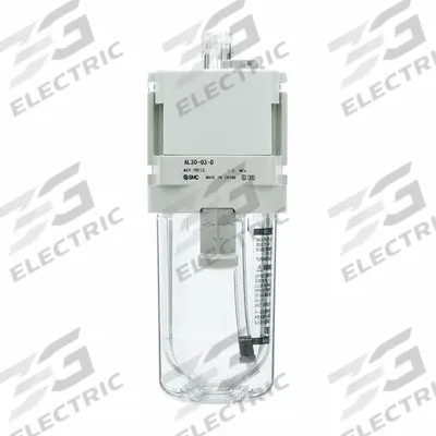 SMC Lubricator: 1 in NPT, 1 MPa Max Op Pressure, 60°C Max Op Temp, Plastic Bowl - SMC FRL Air Lubricators