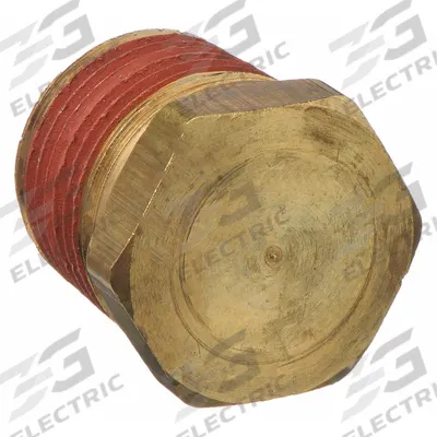 PARKER Plug: Hex Drive Cored Plug, 1/2 in, NPT Threaded, 1,000 psi, 31/32 in Lg - Threaded High-Pressure Pipe Fittings with Sealant