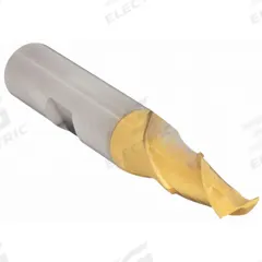 CLEVELAND Keyway End Mill: HSS, TiN Coated, 2 Flute, 1/4" Mill Dia, 1/2" LOC, 2-7/16" OAL (MPN C38935)