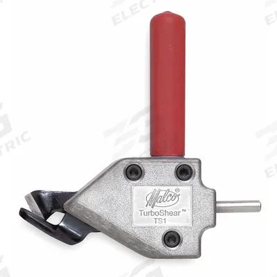 MALCO Turbo Shear Attachment: Cordless Drill Compatible, 8 3/4 in Overall Lg - Cutting & Shearing Attachments